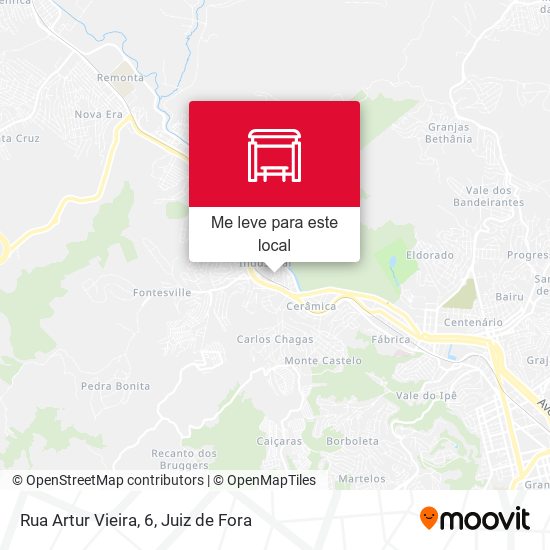 Rua Artur Vieira, 6 mapa