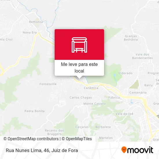 Rua Nunes Lima, 46 mapa