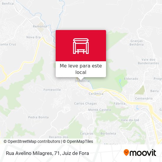 Rua Avelino Milagres, 71 mapa