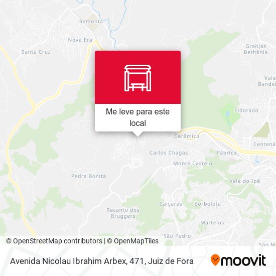 Avenida Nicolau Ibrahim Arbex, 471 mapa