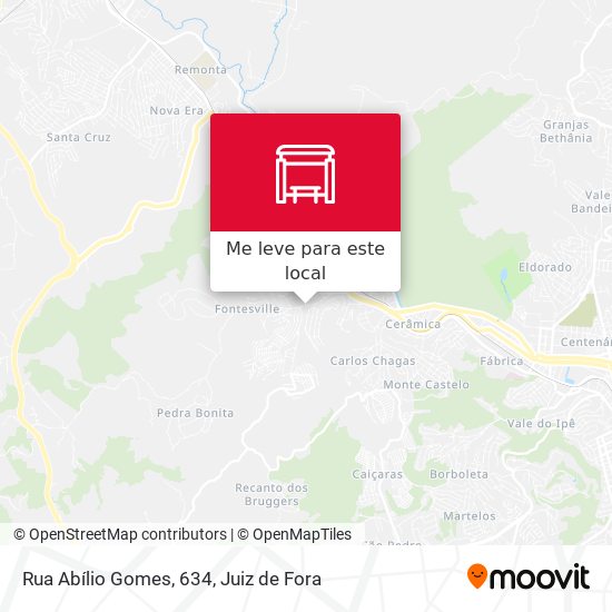 Rua Abílio Gomes, 634 mapa