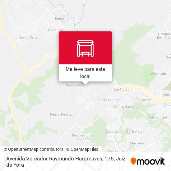 Avenida Vereador Raymundo Hargreaves, 175 mapa