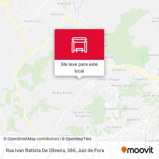 Rua Ivan Batista De Oliveira, 386 mapa