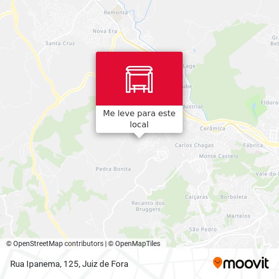 Rua Ipanema, 125 mapa