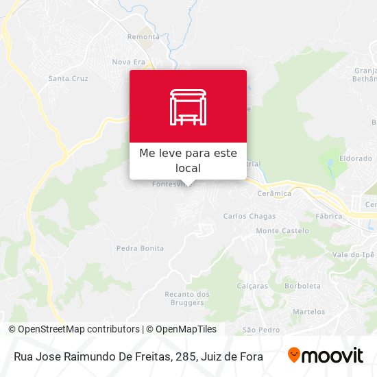 Rua Jose Raimundo De Freitas, 285 mapa