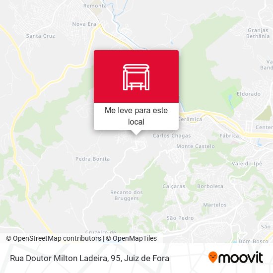 Rua Doutor Milton Ladeira, 95 mapa