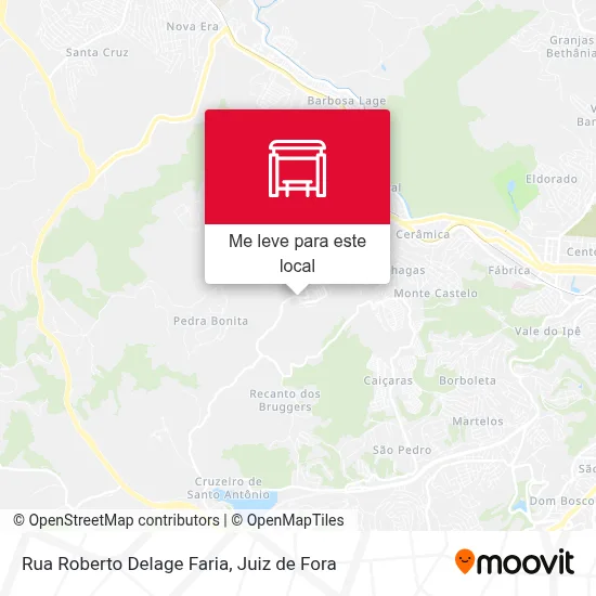 Rua Roberto Delage Faria mapa