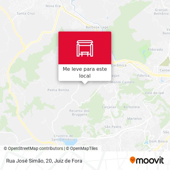 Rua José Simão, 20 mapa