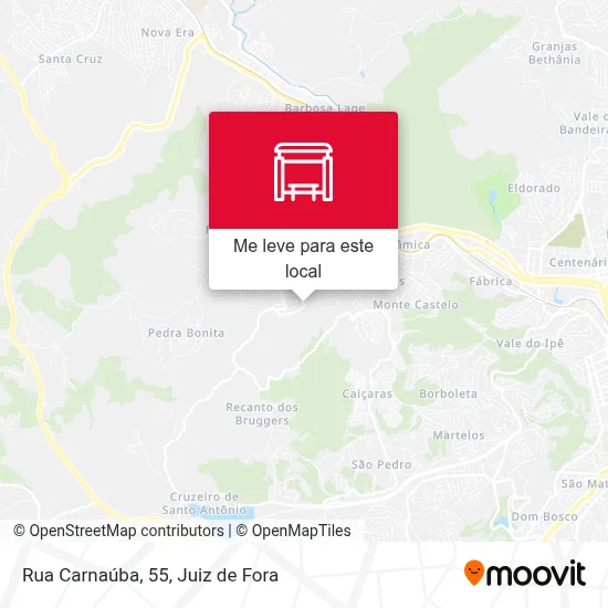 Rua Carnaúba, 55 mapa