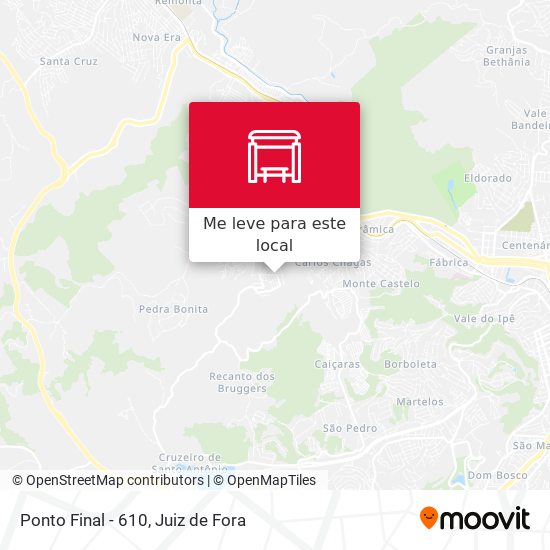 Ponto Final - 610 mapa