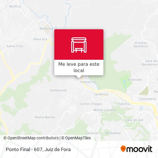 Ponto Final - 607 mapa
