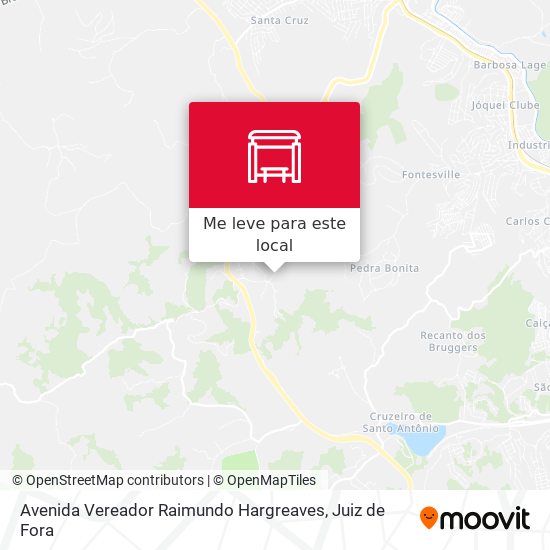 Avenida Vereador Raimundo Hargreaves mapa