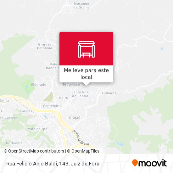 Rua Felício Anjo Baldi, 143 mapa