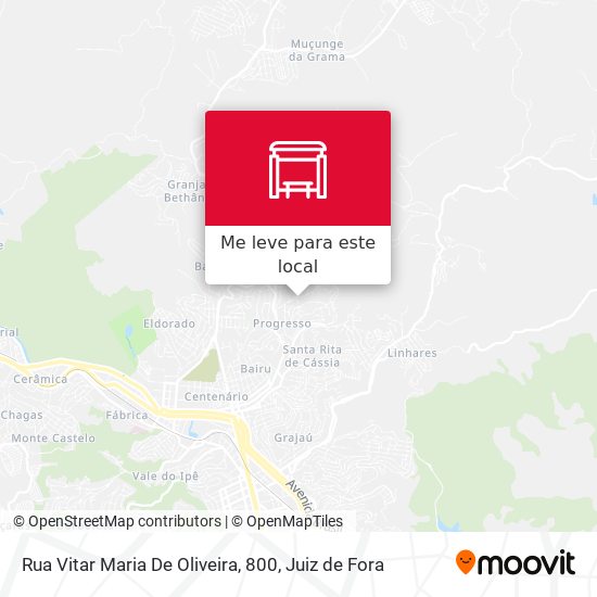 Rua Vitar Maria De Oliveira, 800 mapa