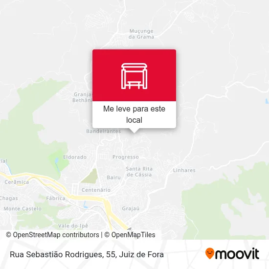 Rua Sebastião Rodrigues, 55 mapa