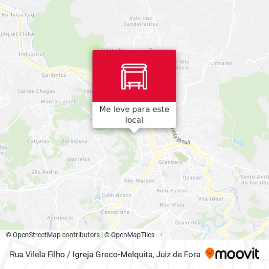 Rua Vilela Filho / Igreja Greco-Melquita mapa