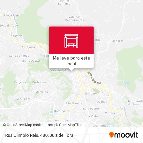 Rua Olímpio Reis, 480 mapa