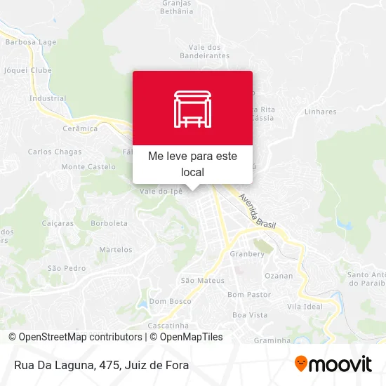 Rua Da Laguna, 475 mapa