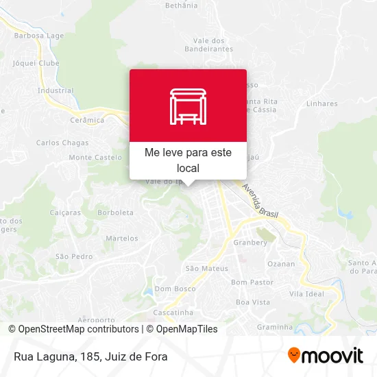 Rua Laguna, 185 mapa