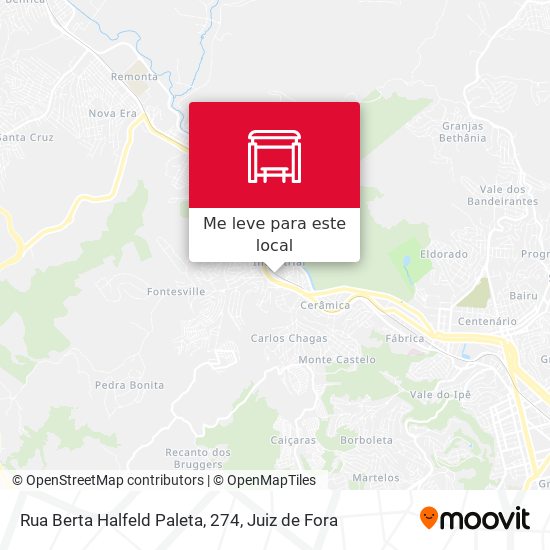 Rua Berta Halfeld Paleta, 274 mapa