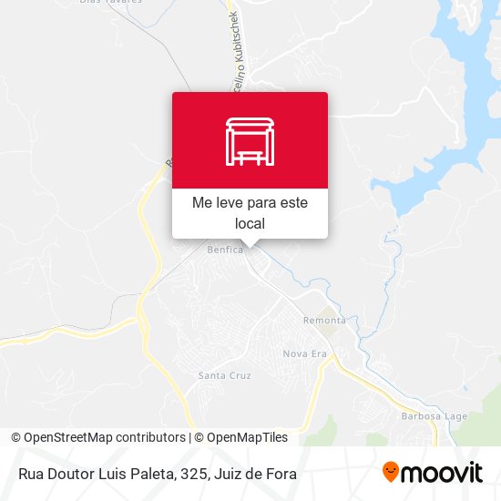 Rua Doutor Luis Paleta, 325 mapa