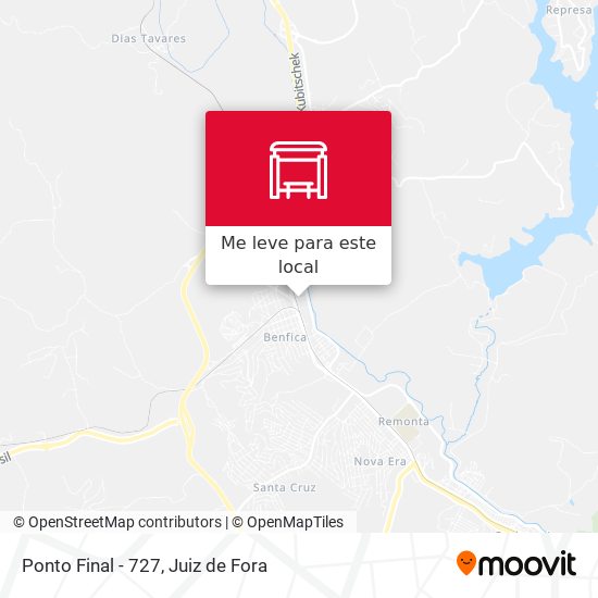 Ponto Final - 727 mapa
