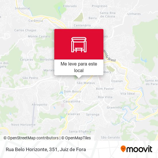 Rua Belo Horizonte, 351 mapa