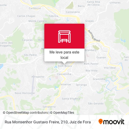 Rua Monsenhor Gustavo Freire, 210 mapa