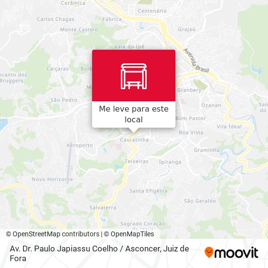 Av. Dr. Paulo Japiassu Coelho / Asconcer mapa