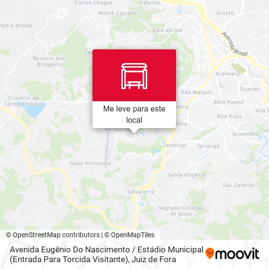 Avenida Eugênio Do Nascimento / Estádio Municipal (Entrada Para Torcida Visitante) mapa