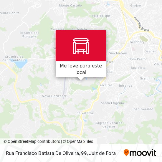 Rua Francisco Batista De Oliveira, 99 mapa