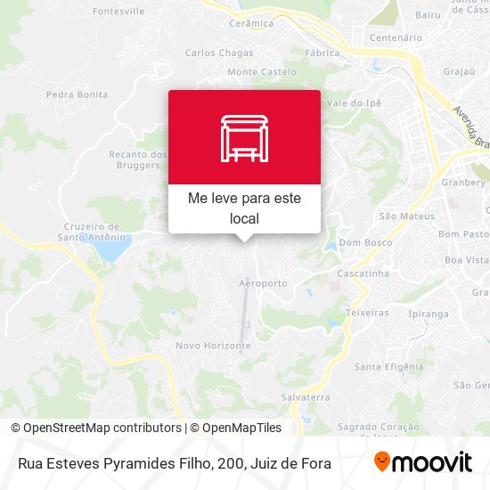 Rua Esteves Pyramides Filho, 200 mapa