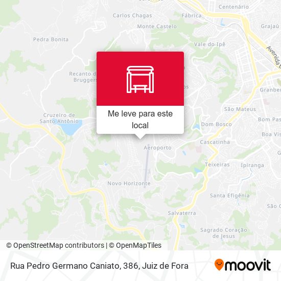 Rua Pedro Germano Caniato, 386 mapa