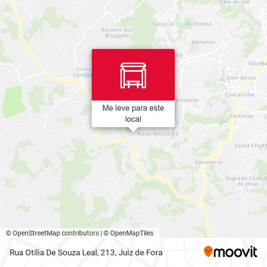 Rua Otília De Souza Leal, 213 mapa