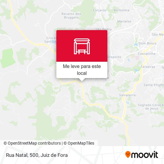 Rua Natal, 500 mapa