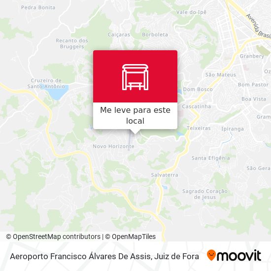 Aeroporto Francisco Álvares De Assis mapa