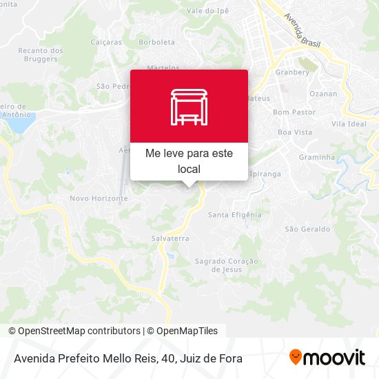 Avenida Prefeito Mello Reis, 40 mapa