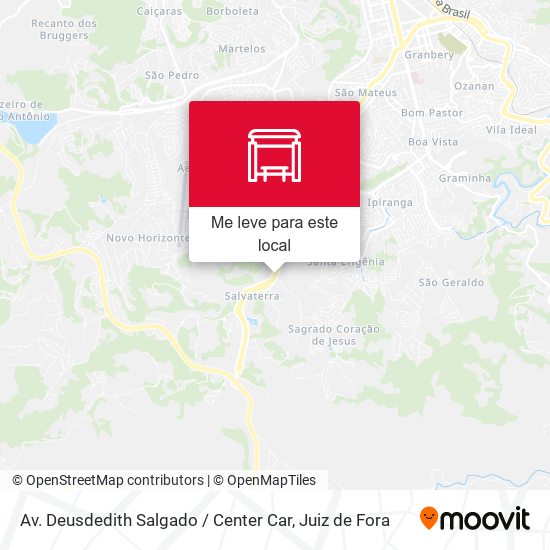 Av. Deusdedith Salgado / Center Car mapa