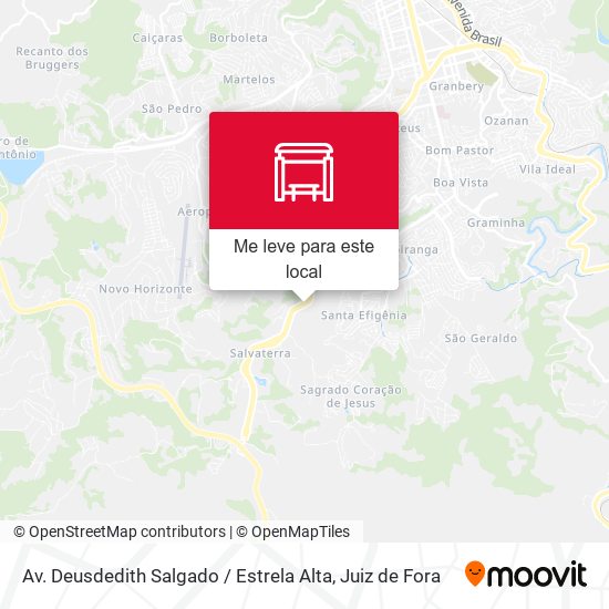 Av. Deusdedith Salgado / Estrela Alta mapa
