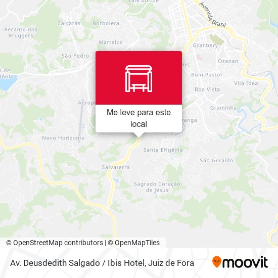 Av. Deusdedith Salgado / Ibis Hotel mapa