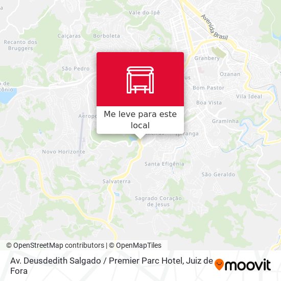 Av. Deusdedith Salgado / Premier Parc Hotel mapa
