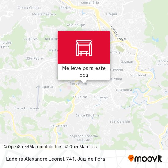 Ladeira Alexandre Leonel, 741 mapa
