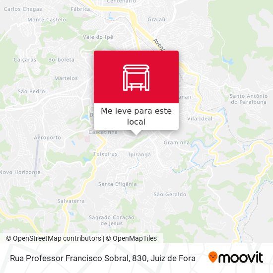 Rua Professor Francisco Sobral, 830 mapa