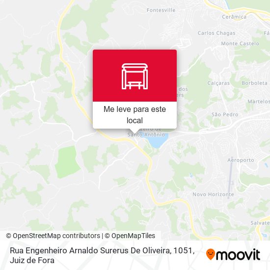 Rua Engenheiro Arnaldo Surerus De Oliveira, 1051 mapa