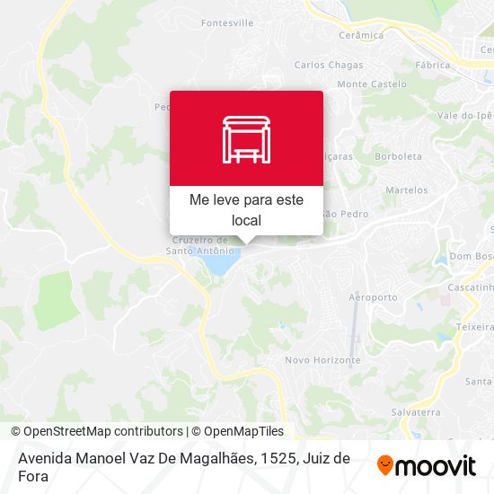 Avenida Manoel Vaz De Magalhães, 1525 mapa