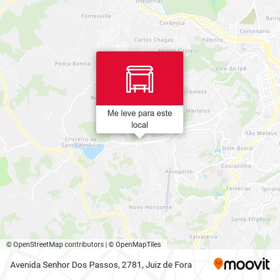 Avenida Senhor Dos Passos, 2781 mapa