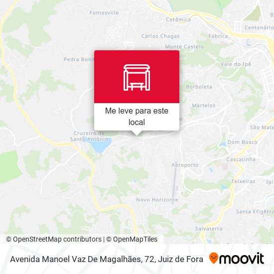 Avenida Manoel Vaz De Magalhães, 72 mapa