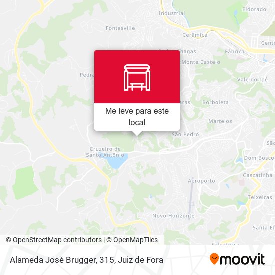 Alameda José Brugger, 315 mapa