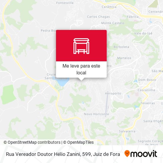Rua Vereador Doutor Hélio Zanini, 599 mapa