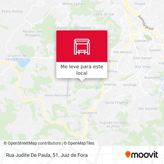 Rua Judite De Paula, 51 mapa